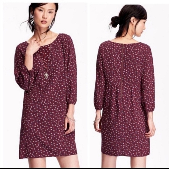 Old Navy Getting Figgy Floral Shift Dress Women’s Medium - Picture 1 of 6